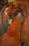 Untitled by Tom Nash, oil on board, sold Apr 2025