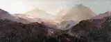 Snowdon, Evening Light by David Grosvenor, oil on canvas, sold Apr 2025