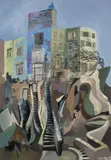 Tenby by John Uzzell Edwards, acrylic, sold Apr 2025