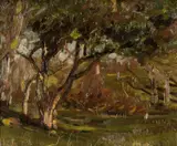 Untitled by John Cyrlas Williams, oil on canvas, sold Apr 2025