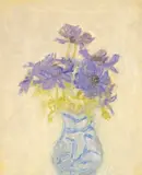 Flowers in Dutch Vase 2 by Michael Crowther, oil on panel, sold Apr 2025