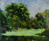 Untitled by John Cyrlas Williams, oil on canvas, sold Apr 2025