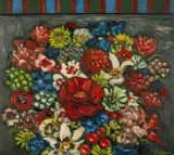 Untitled by Andrew Vicari, oil on board, sold Apr 2025
