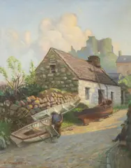 Untitled by William Cadwalader, 1930, oil on canvas, sold Apr 2025