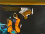Early Ride by Tom Nash, oil on card, sold Apr 2025