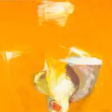 Encounter by Tom Nash, oil on card, sold Apr 2025