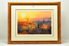 Sunset, florence by Cecil Rice, print, sold Feb 2023