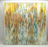 Wicca by Graham Benton, 2009, mixed media on canvas, sold Feb 2023