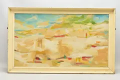 Windbreak by Graham Benton, oil on board, sold Feb 2023