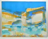 Wheal martin by Graham Benton, mixed media on canvas, offered Feb 2023