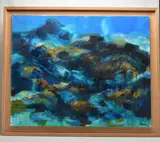 Hells mouth by Graham Benton, 2011, oil on canvas, sold Feb 2023