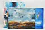 Ascension by Graham Benton, oil on canvas, sold Feb 2023