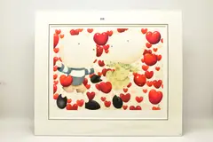 Dancing in love by Mackenzie Thorpe, print, sold Feb 2023