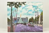 Celebrating on the mall by Timmy Mallett, print, sold Feb 2023