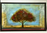 Incubus ii by Heather Haynes, 2008, mixed media on canvas, sold Jan 2023