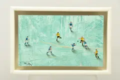 Touch by Craig Alan, mixed media on board, sold Jan 2023