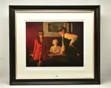 The sparrow and the hawk by Jack Vettriano, print, sold Jan 2023