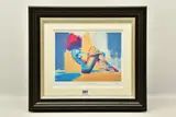 In repose by Toby Mulligan, print, sold Jan 2023