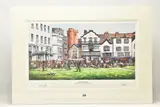 Lunch on the green by Henderson Cisz, print, offered Jan 2023