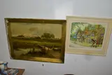 An english school landscape by Ernest Walbourne, oil on canvas, offered Jan 2023