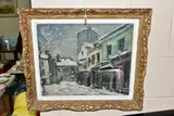 A parisian street scene in winter by Charles Féola, pencil, sold Jan 2023