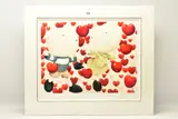 Dancing in love by Mackenzie Thorpe, print, sold Jan 2023