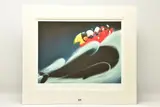 A whale of a time by Doug Hyde, print, sold Jan 2023
