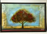 Incubus ii by Heather Haynes, 2008, mixed media on canvas, offered Dec 2022