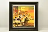 Canal steps venice by Peter J. Rodgers, watercolour on paper, sold Dec 2022