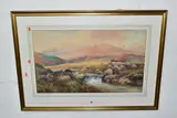 'sunset - moonrise) by George Henry Jenkins, watercolour on paper, sold Dec 2022