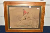 Comprising a huntsman on a by Basil James Nightingale, 1922, WATERCOLOUR, sold Dec 2022