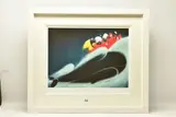 A whale of a time by Doug Hyde, print, sold Dec 2022