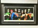 Original seven by Alex Ross, print, sold Dec 2022