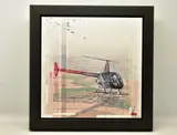 R22 by Kris Hardy, mixed media on canvas, sold Dec 2022