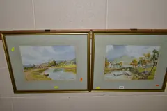 Comprising a by Sidney Watts, oil, sold Dec 2022