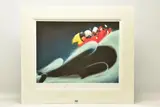 A whale of a time by Doug Hyde, print, sold Dec 2022
