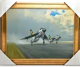 Thunder and lightnings by Gerald Coulson, oil on canvas, sold Nov 2022