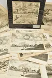 Approximately thirty engraving prints depicting grand houses by Michael Burghers, ENGRAVING, sold Nov 2022
