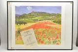 A field of poppies, lacoste by Frederick Gore, print, offered Nov 2022