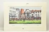Lunch on the green by Henderson Cisz, print, sold Nov 2022