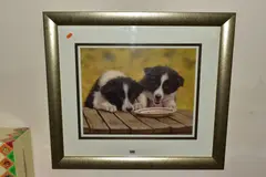 THE LAST BISCUIT', a signed limited edition print depicting by John Silver, print, offered Nov 2022