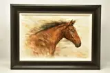 Soft breeze by Gary Benfield, oil on board, sold Nov 2022