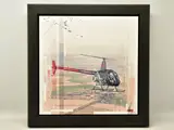 R22 by Kris Hardy, mixed media on canvas, sold Nov 2022