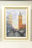 After the rain, westminster by Lana Okiro, oil, sold Nov 2022