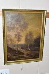 Untitled by John Longstaffe, oil on canvas, sold Nov 2022