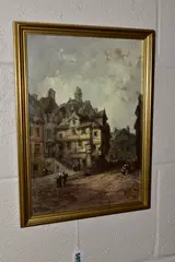 John knox house by Henry Foley, oil on canvas, sold Nov 2022