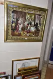 to include amateur landscape watercolours signed Onions, by Watercolours And Needlework Pictures Etc, print, sold Nov 2022