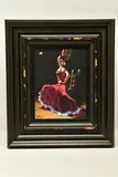 Study for celina with abanico iii by Fabian Perez, print, sold Nov 2022