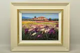 Campo viola iii by Bruno Tinucci, oil on canvas, sold Oct 2022