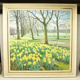 Chester green by James D. Preston, oil on canvas, sold Oct 2022